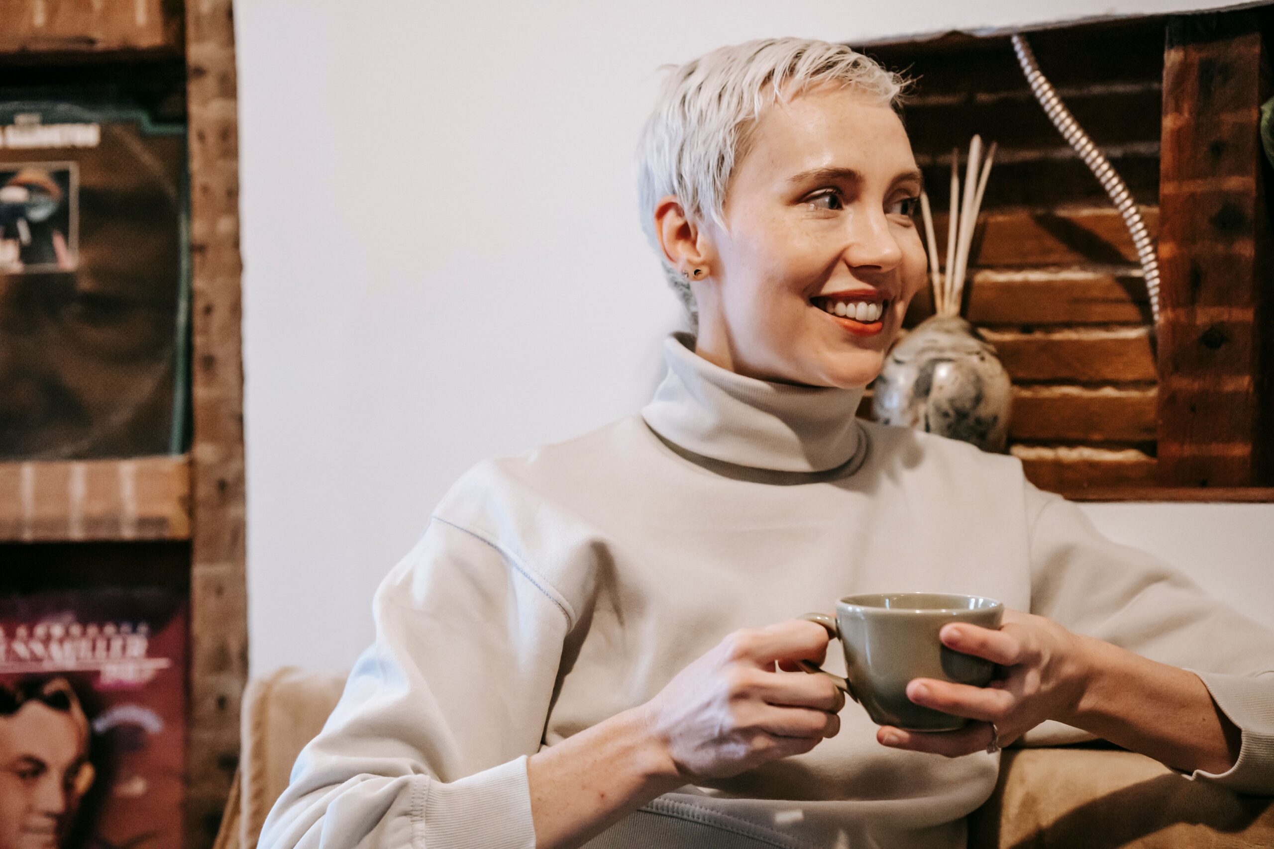 Morning coffee habit and wellness lifestyle